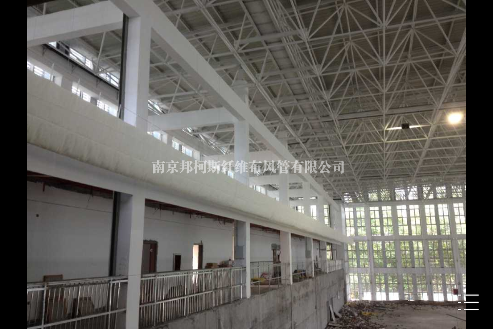 上海内支撑型纤维布风管